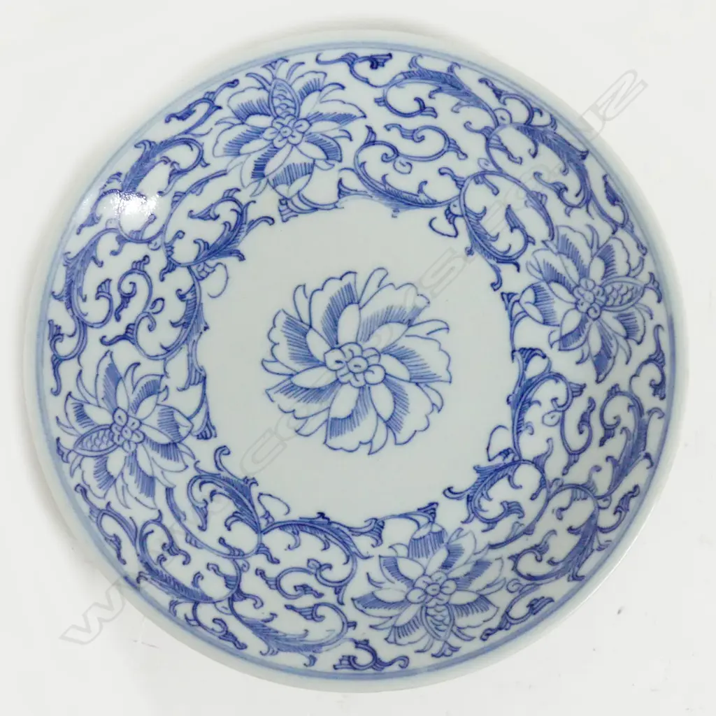 A Chinese blue and white dish Image 1++