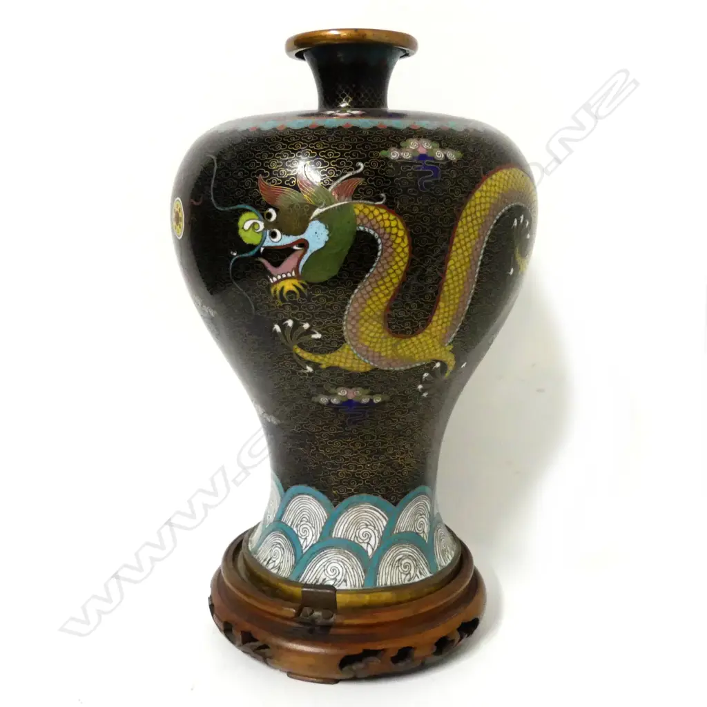 A cloisonné meiping vase Image 1++