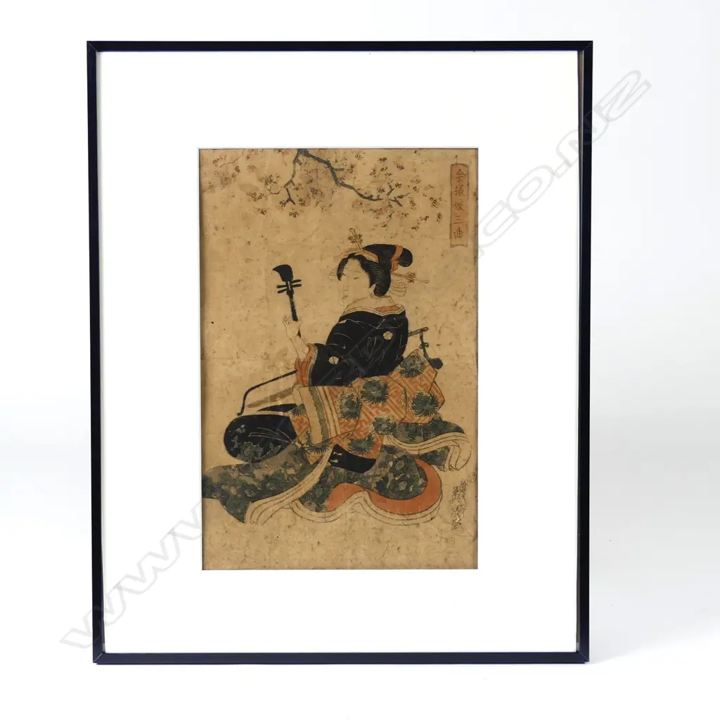 A Japanese ukiyo-e by Keisai Eisen Image 1++