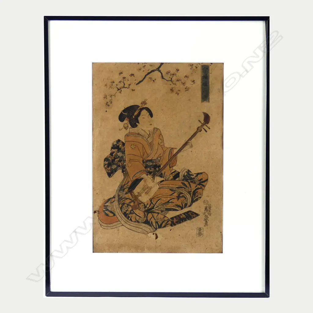 A Japanese ukiyo-e by Keisai Eisen Image 1++