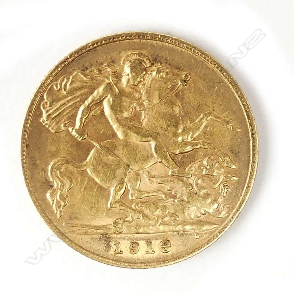 1/2 GOLD SOVEREIGN Image 1++