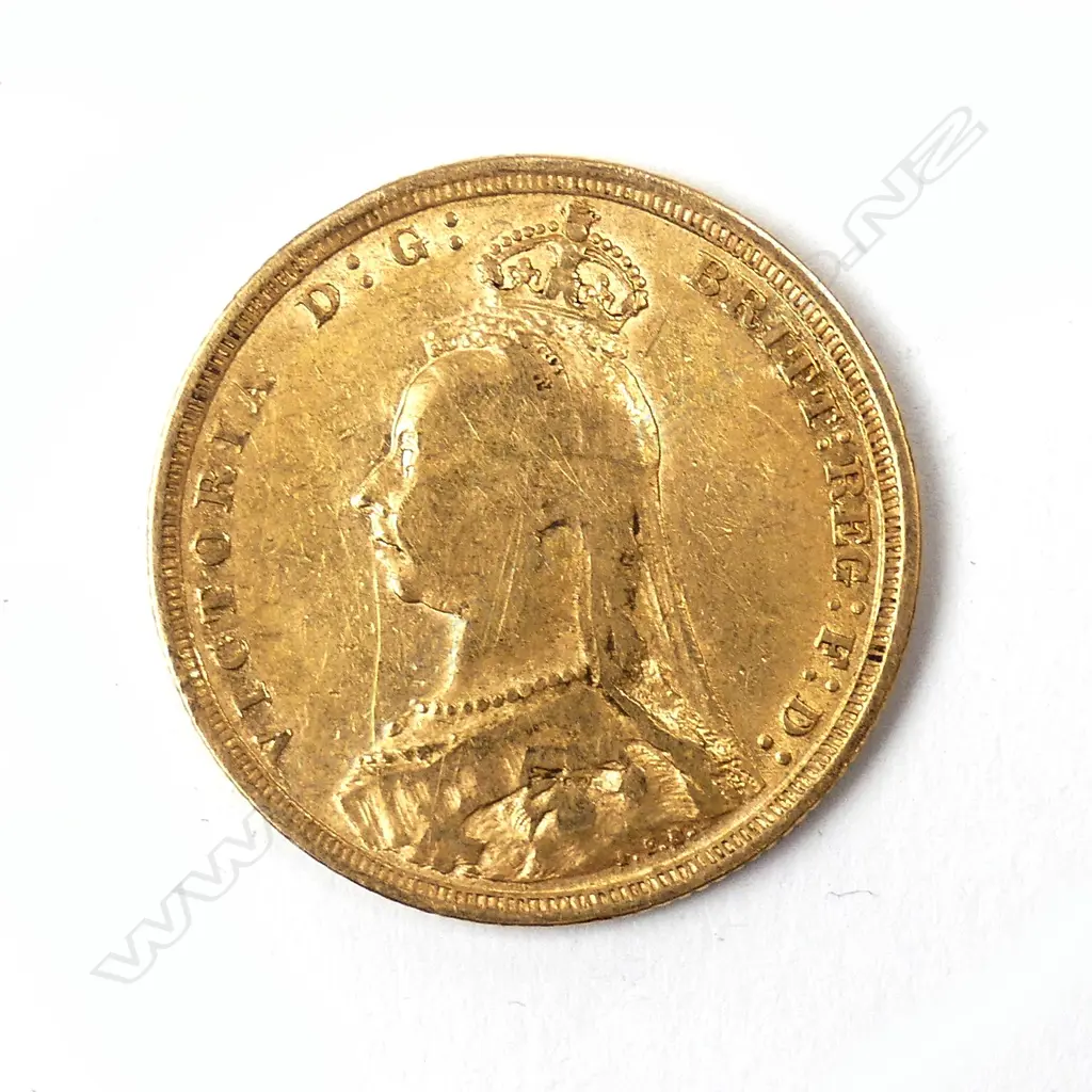 An 1889 full gold sovereign Image 1++