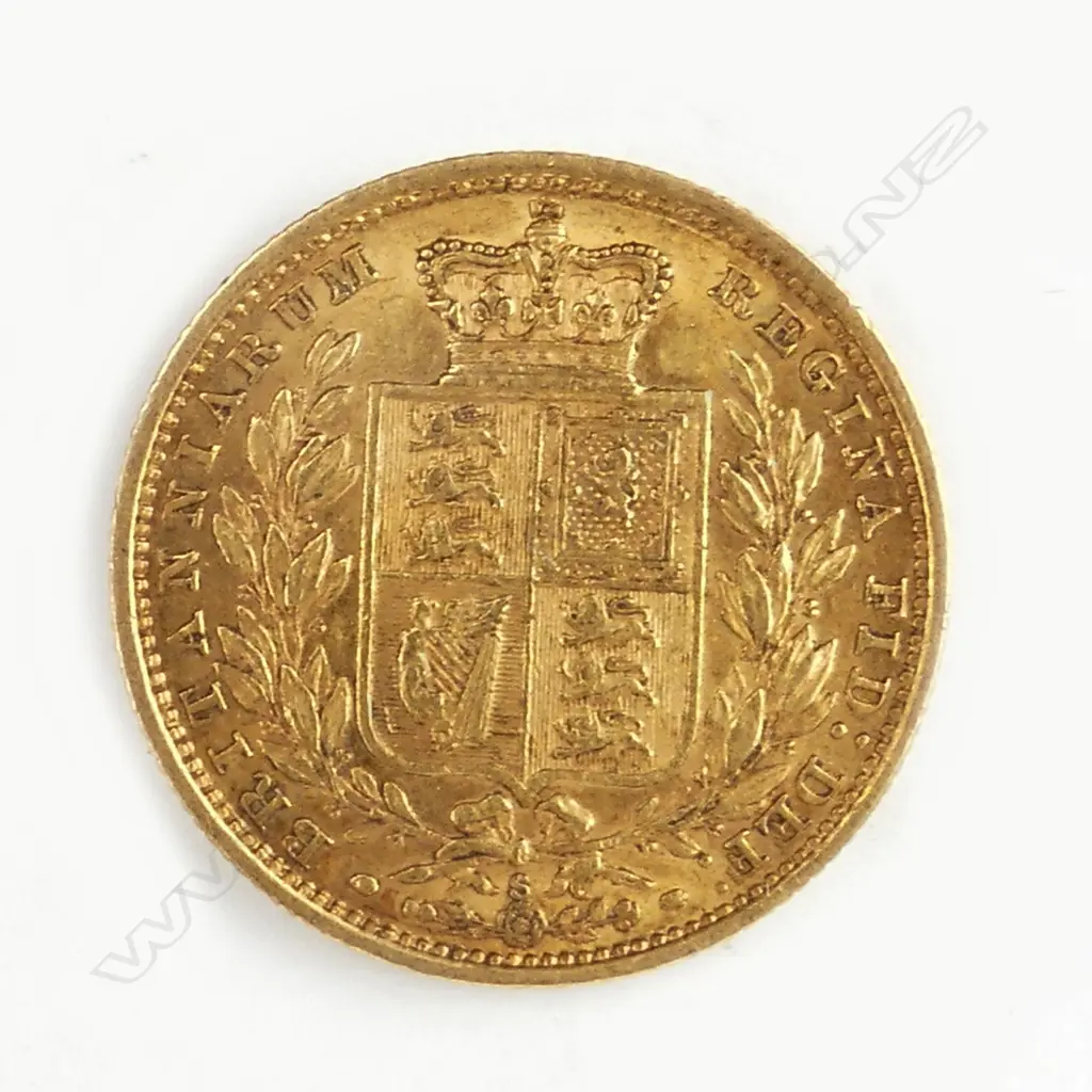 An 1883 full sovereign gold coin Image 1++
