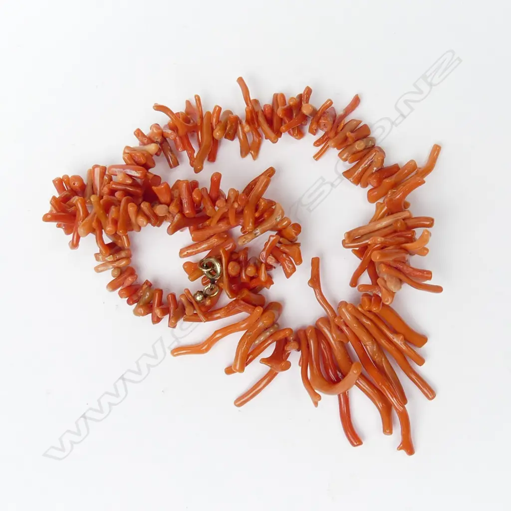 A vintage coral necklace Image 1++