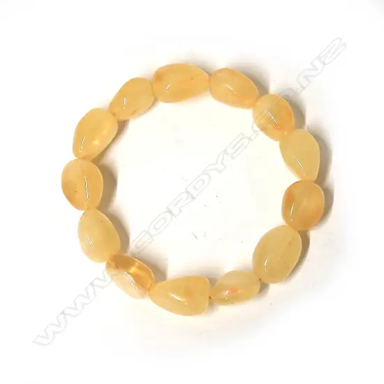 An amber bracelet