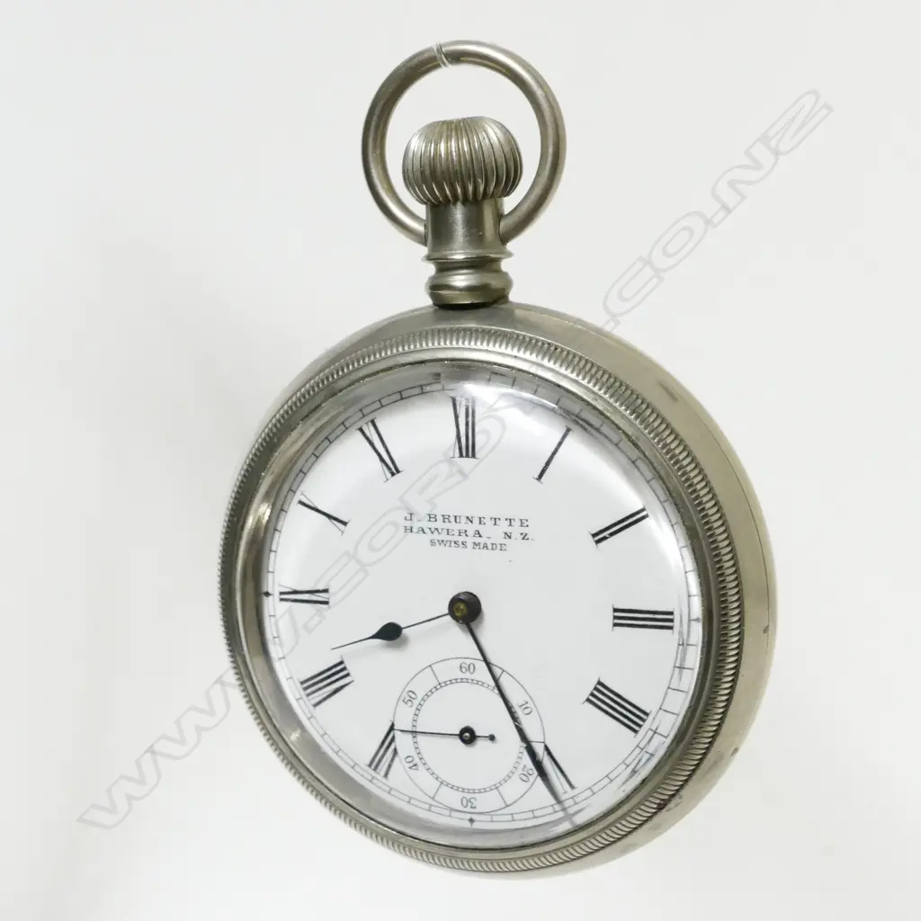 A Swiss made railway pocket watch Image 1++