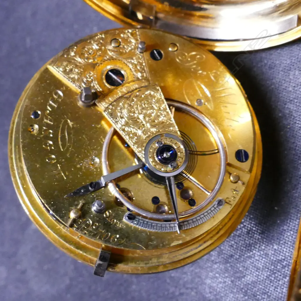 A Victorian 18ct gold open face pocket watch Image 1++