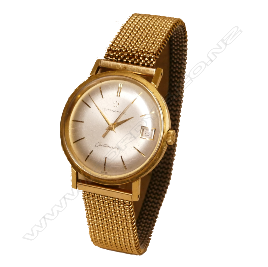 A gent's 18ct gold Eterna-matic Centenaire wristwatch Image 1++