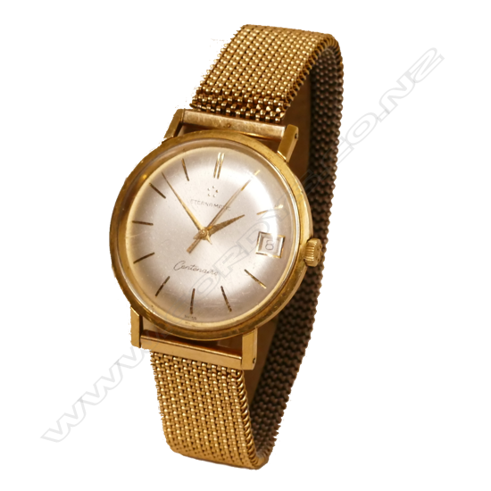 A gent's 18ct gold Eterna-matic Centenaire wristwatch