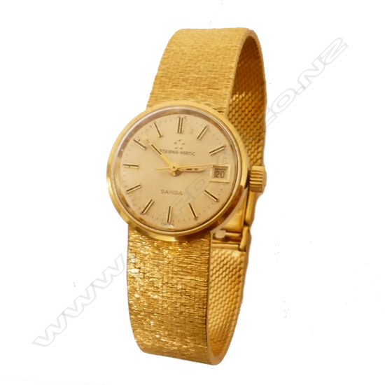 An 18ct gold Eterna-matic 'Sahida' lady's wristwatch