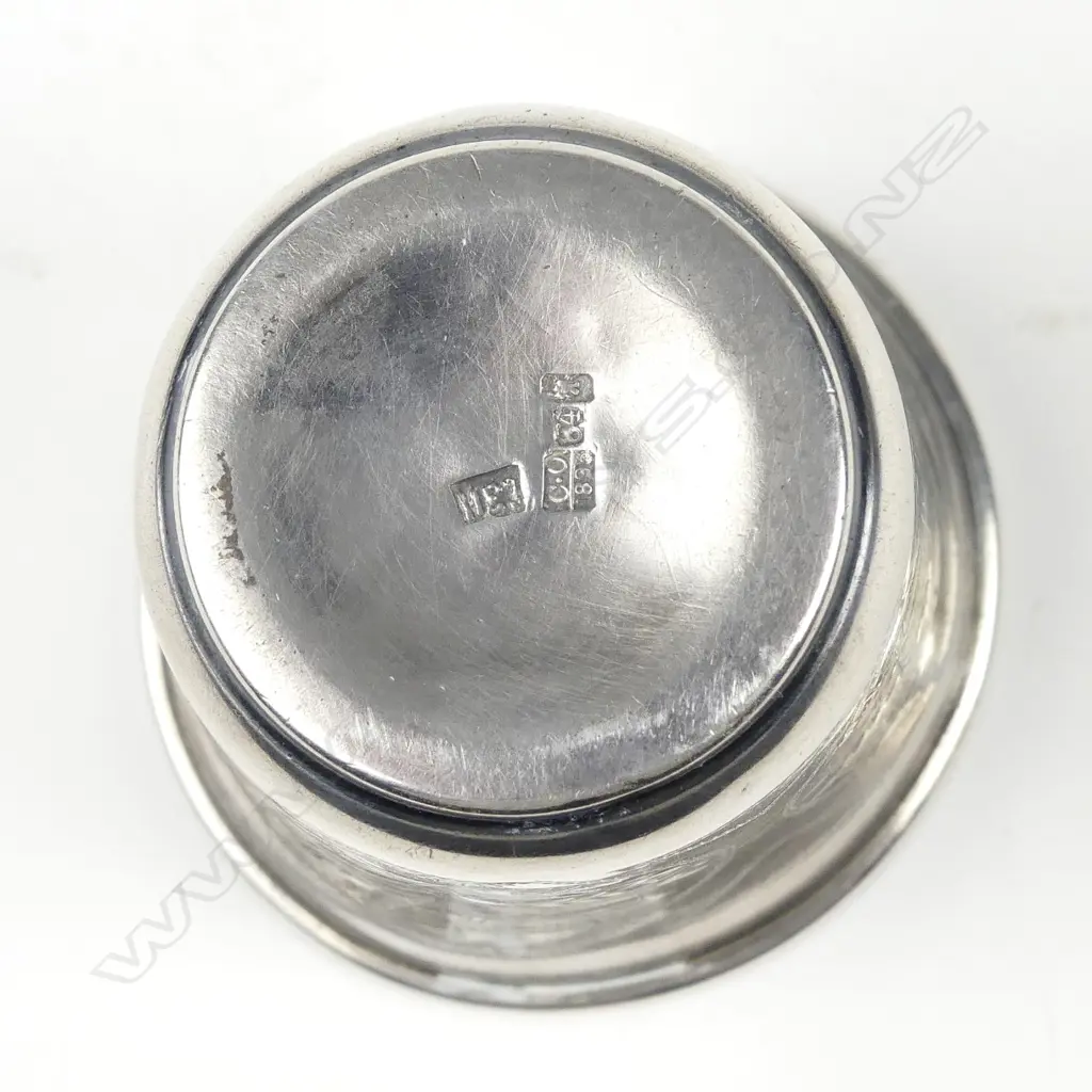 A 19thC Russian silver Kiddush cup Image 1++
