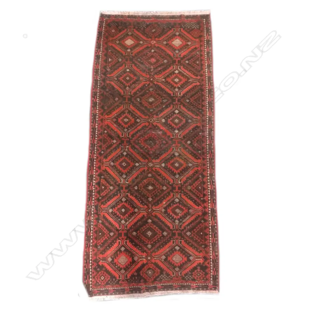 A small antique hand knotted Baluchi runner Image 1++
