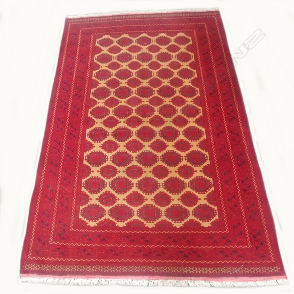 A hand knotted Afghan Bokhara Image 1++