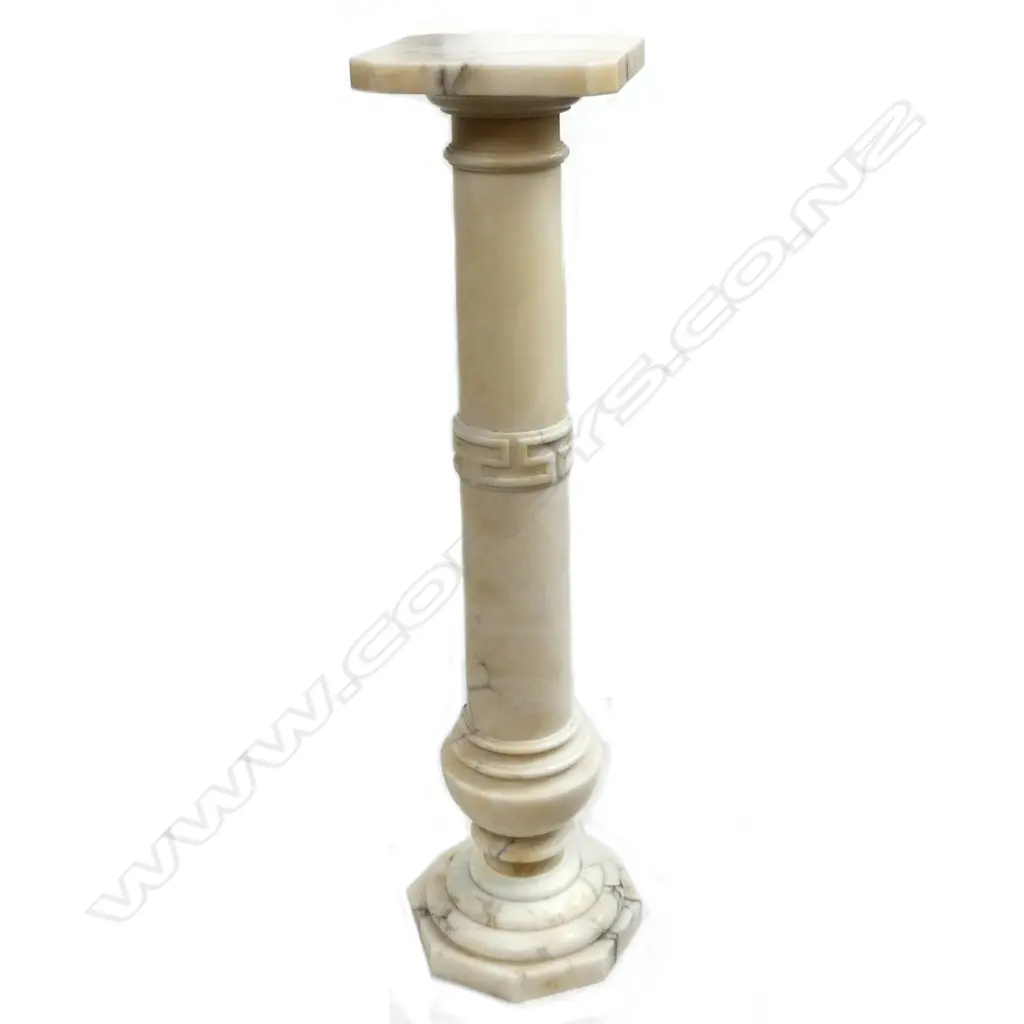 A white marble pedestal Image 1++
