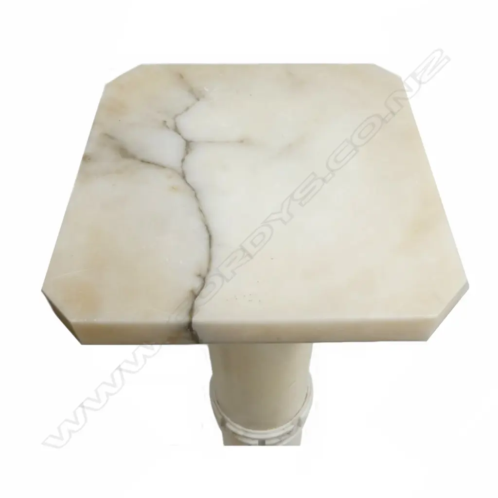 A white marble pedestal Image 1++