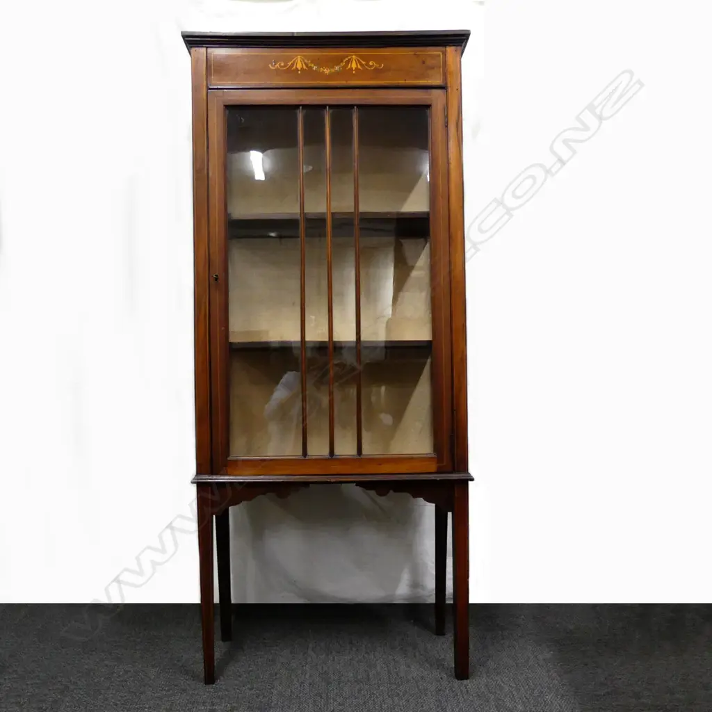 An Edwardian Sheraton revival display cabinet Image 1++