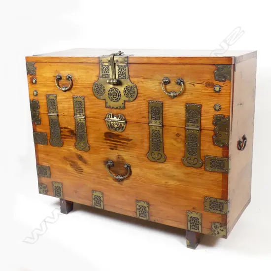 A vintage Korean chest