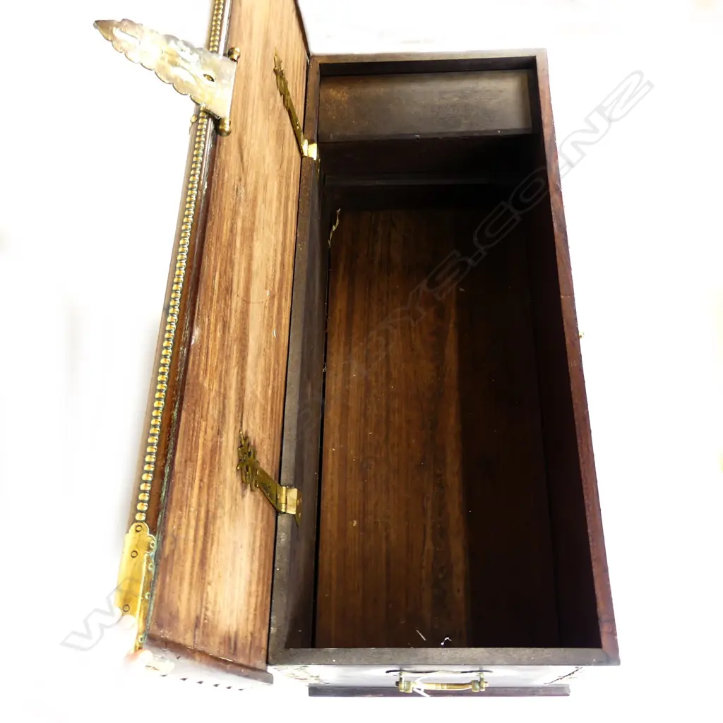 An iroko (hardwood) and brass Zanzibar chest Image 1++