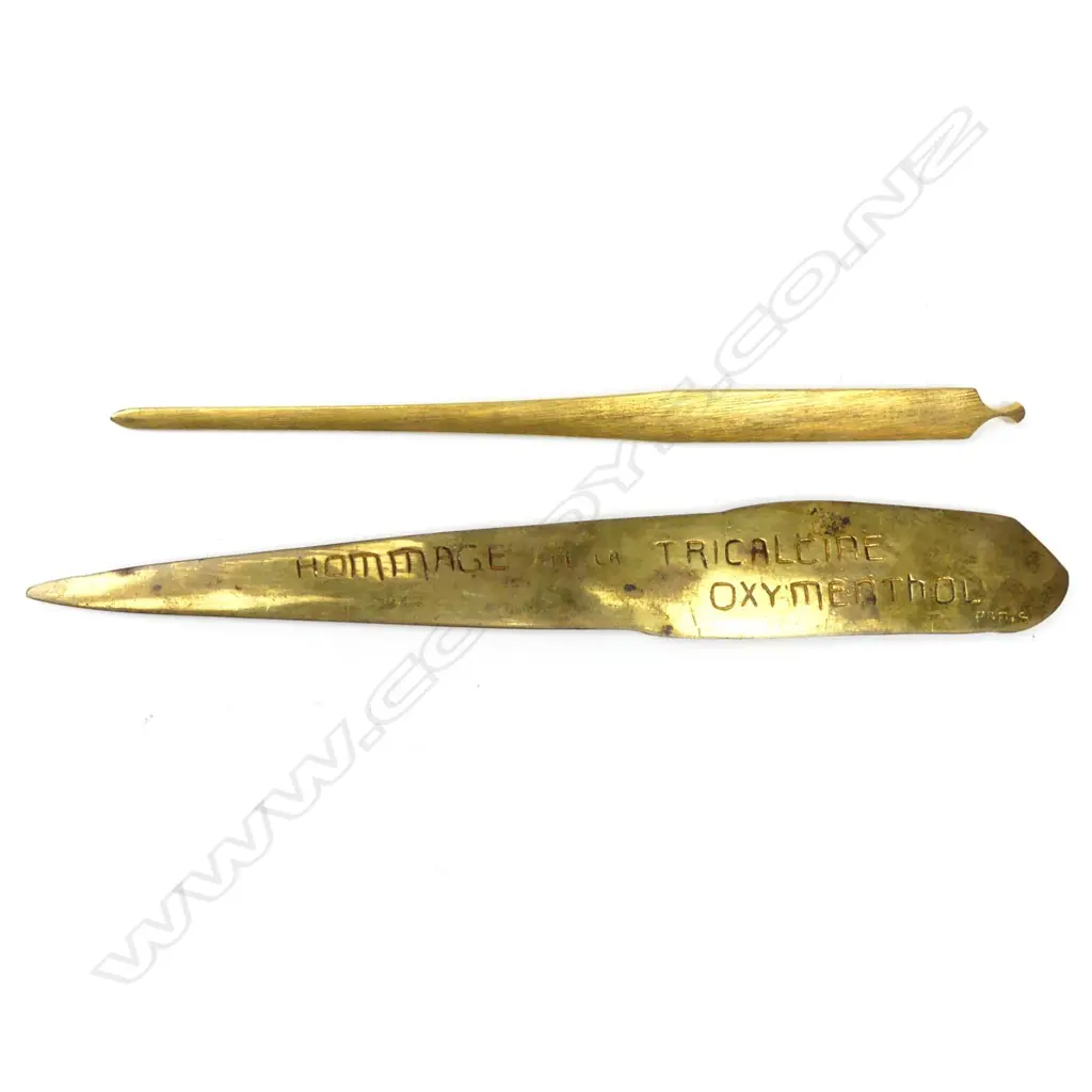 A French brass letter knife Image 1++