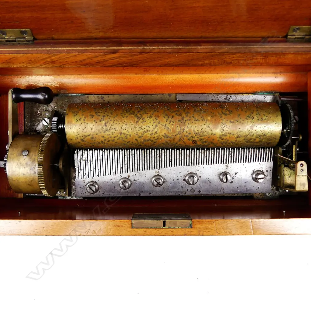 A 19thC French music box Image 1++