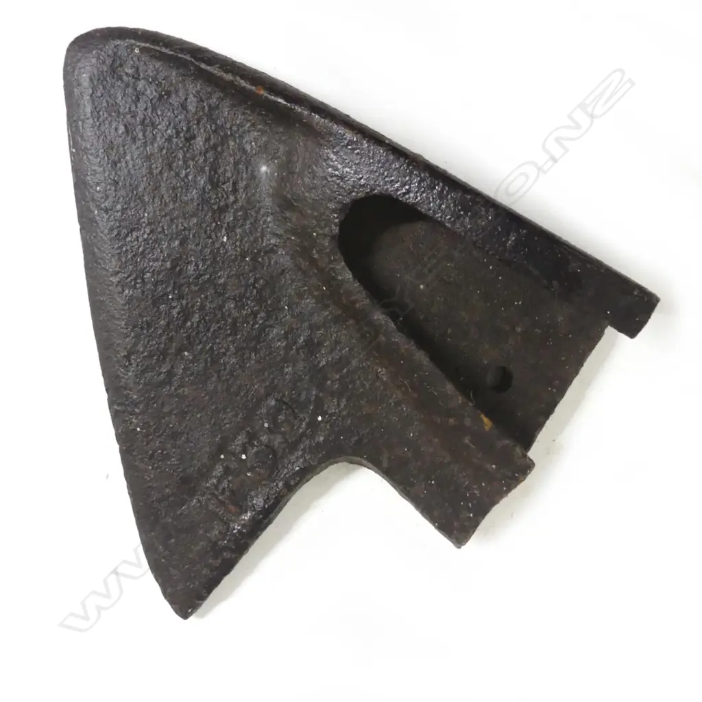 A cast iron bone/baleen whaling cleaver head Image 1++