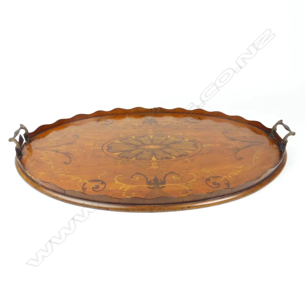 An Edwardian Sheraton Revival tray Image 1++