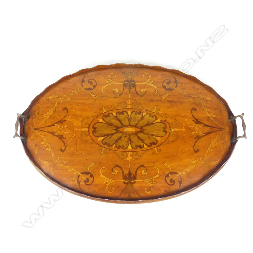 An Edwardian Sheraton Revival tray Image 1++