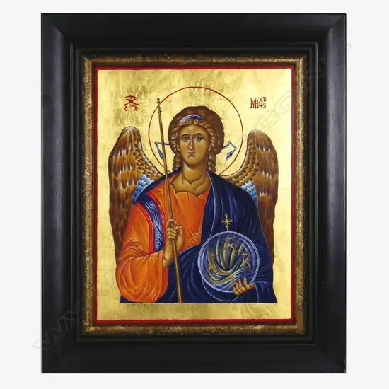 Maria Manuela Guerreiro icon painting of 'the Archangel Michael'