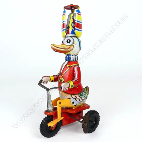 A West German tinplate toy helicopter duck