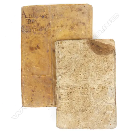 Two 18th/19thC French notebooks