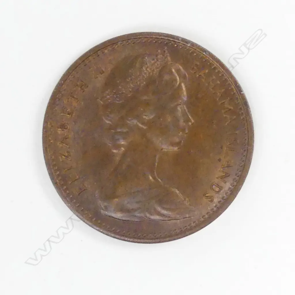 An NZ Bahama 'Mule' 2 cent coin Image 1++