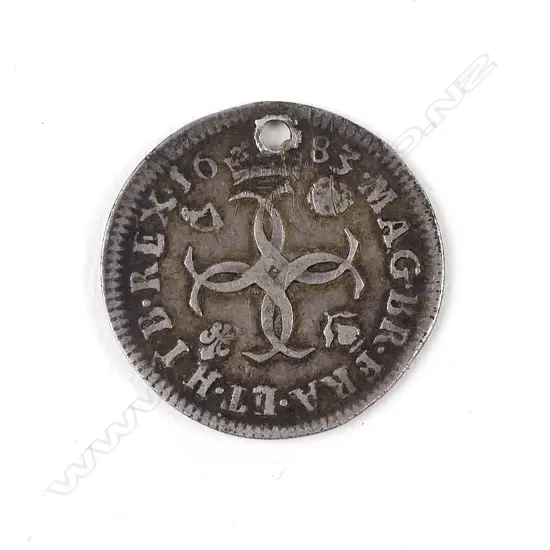 A Charles II silver coin