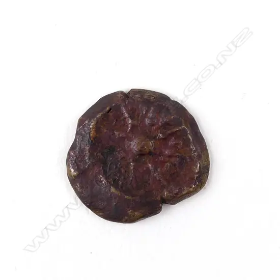 A copper Greek lepta coin (mite)