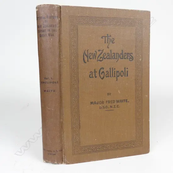 'The New Zealanders at Gallipoli' by Fred Waite
