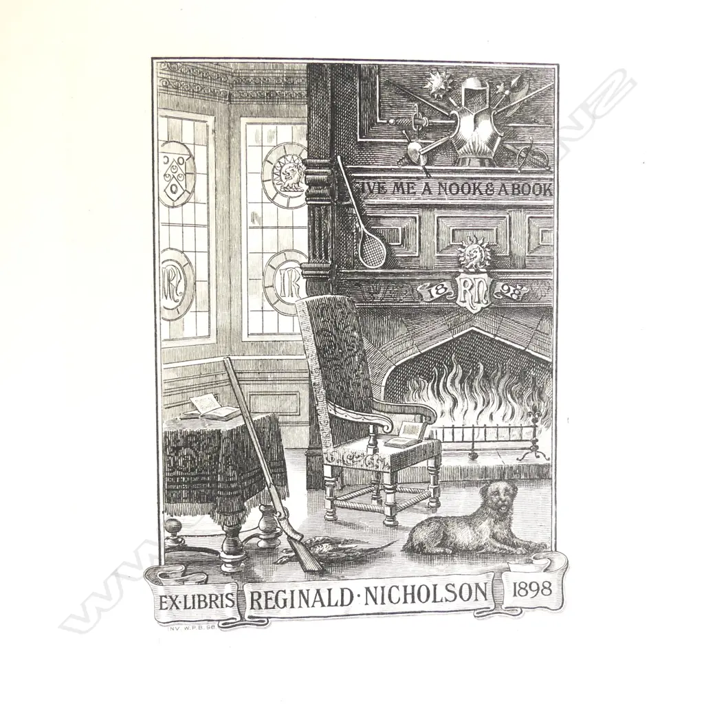 ‘LV (55) Book Plates’ by W. P. Barrett Image 1++