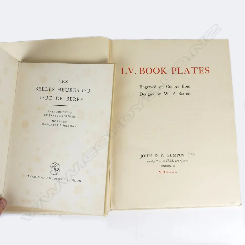 ‘LV (55) Book Plates’ by W. P. Barrett Image 1++
