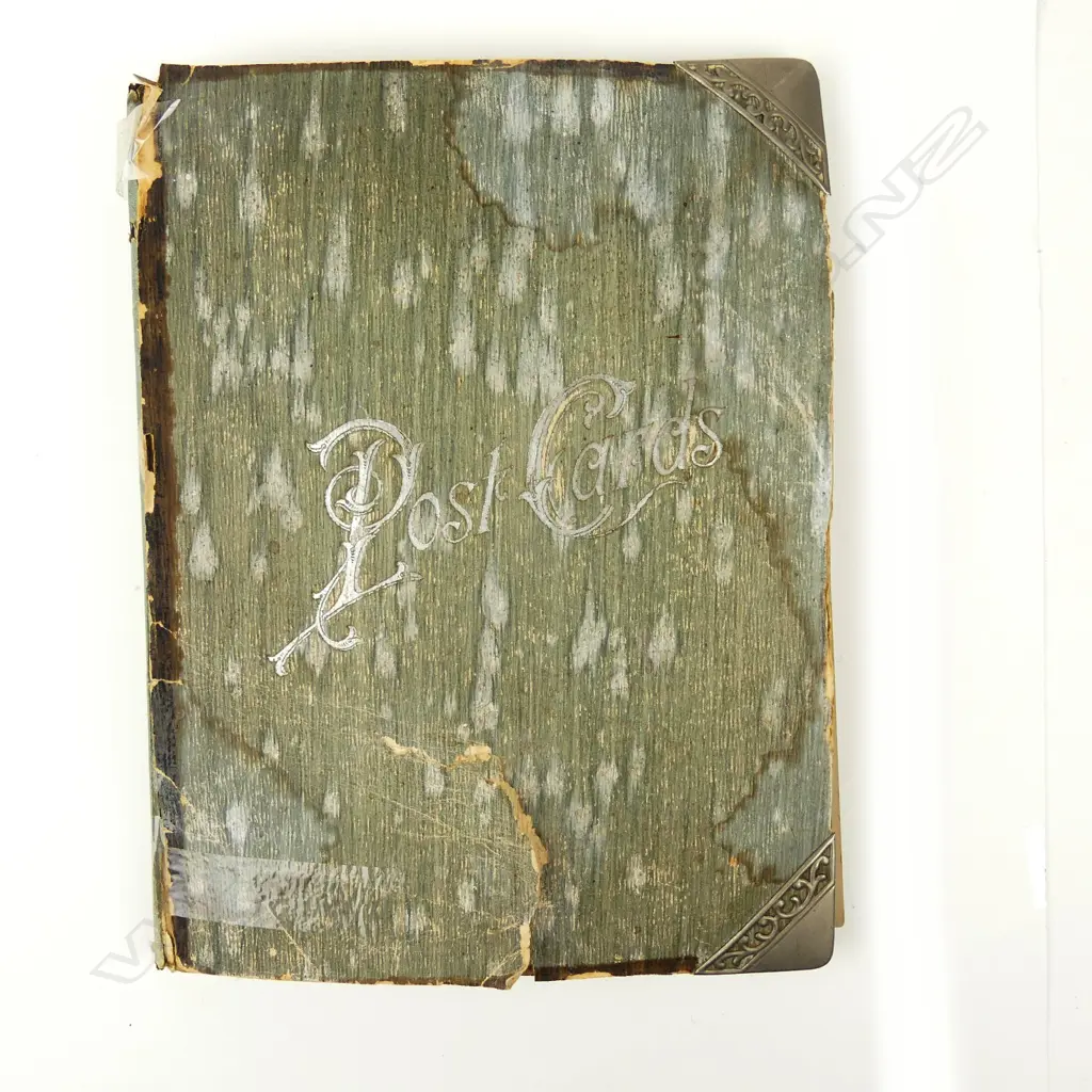 A postcard album including WWI NZEF images Image 1++