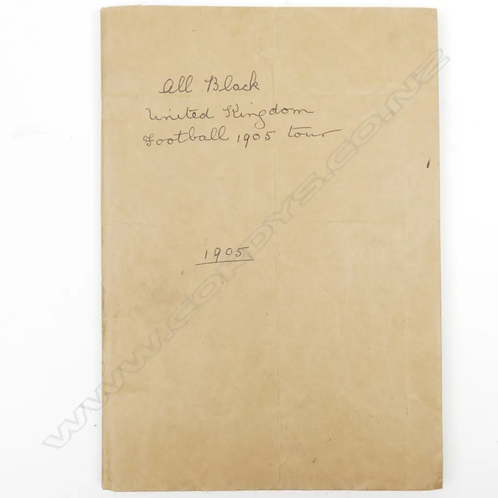 The booklet 'Why the All Blacks Triumphed' Image 1++