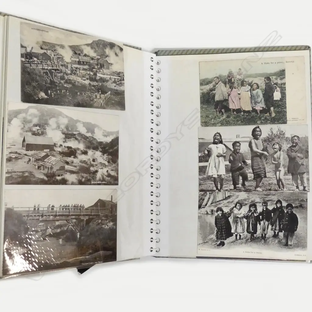 A postcard album principally of Rotorua images Image 1++