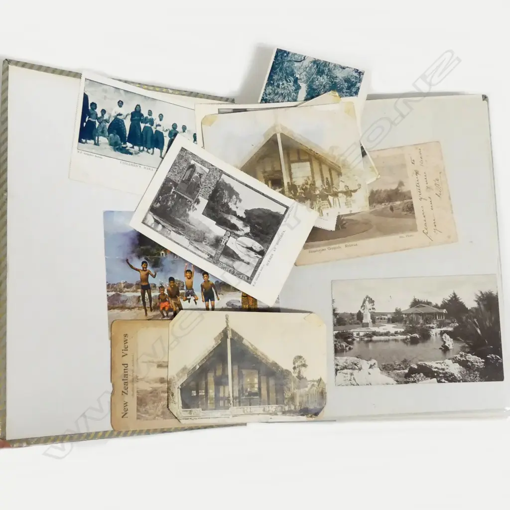 A postcard album principally of Rotorua images Image 1++