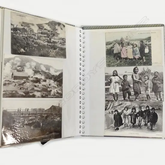 A postcard album principally of Rotorua images