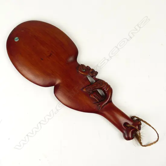 A mid-20thC Maori carved wahaika