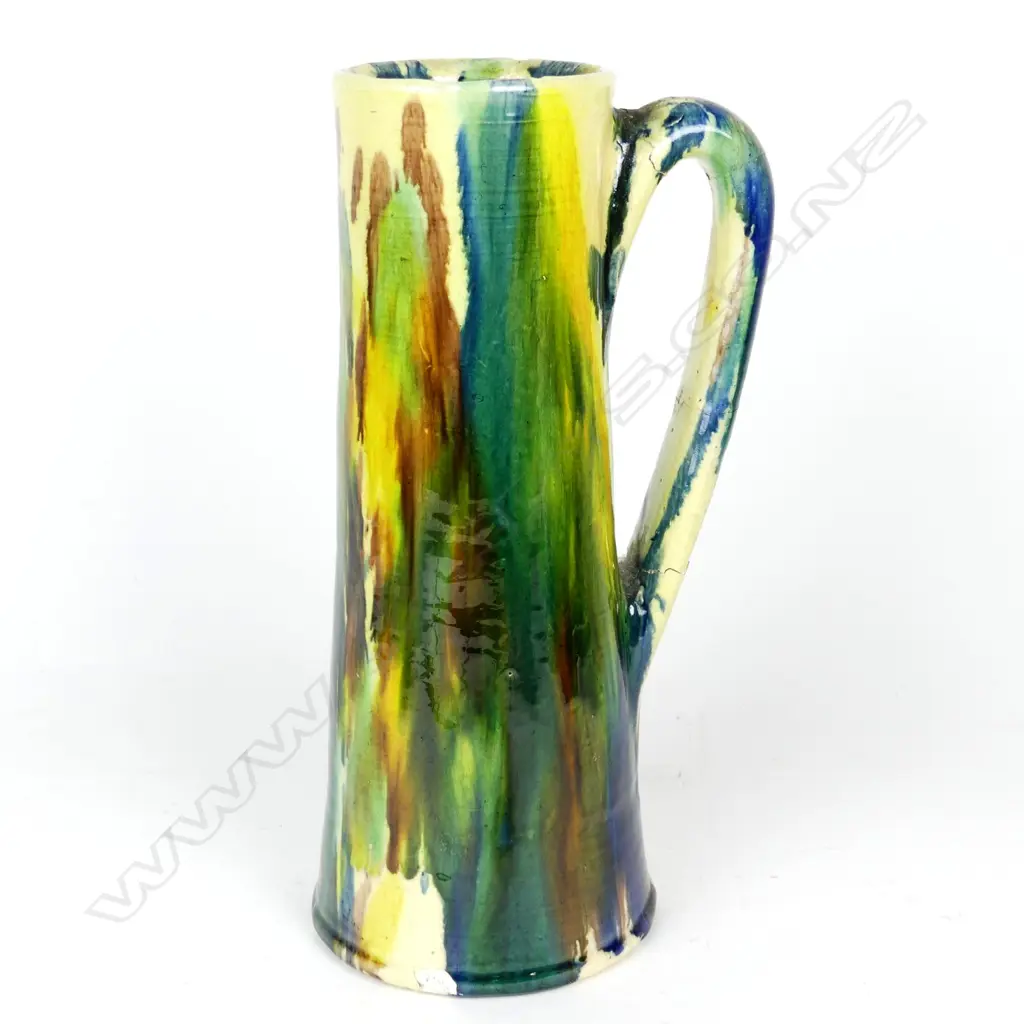 Jova Rancich majolica glazed ewer Image 1++