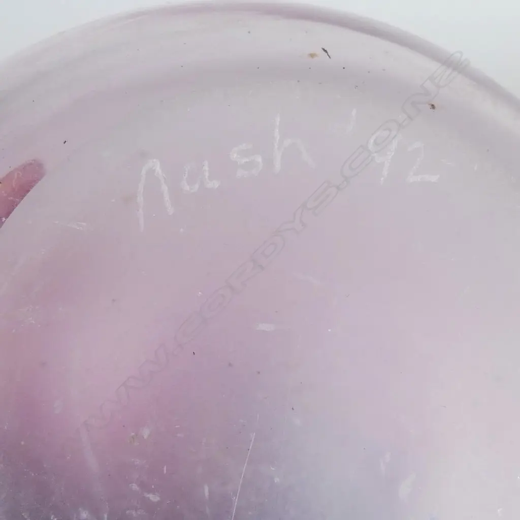 A Garry Nash squat spherical glass vase Image 1++