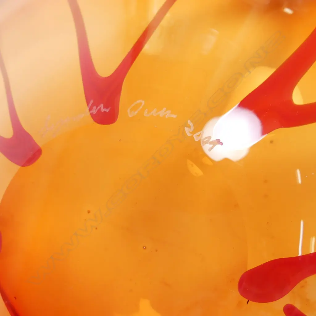 A Lynden Over (Lava Glass studio) bowl Image 1++