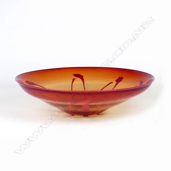 A Lynden Over (Lava Glass studio) bowl