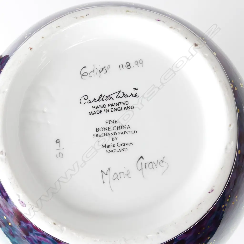 Carlton Ware 'Millennium Eclipse' vase Image 1++