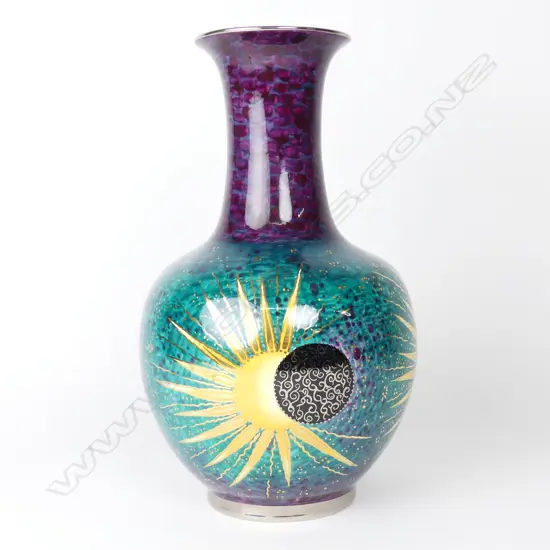 Carlton Ware 'Millennium Eclipse' vase