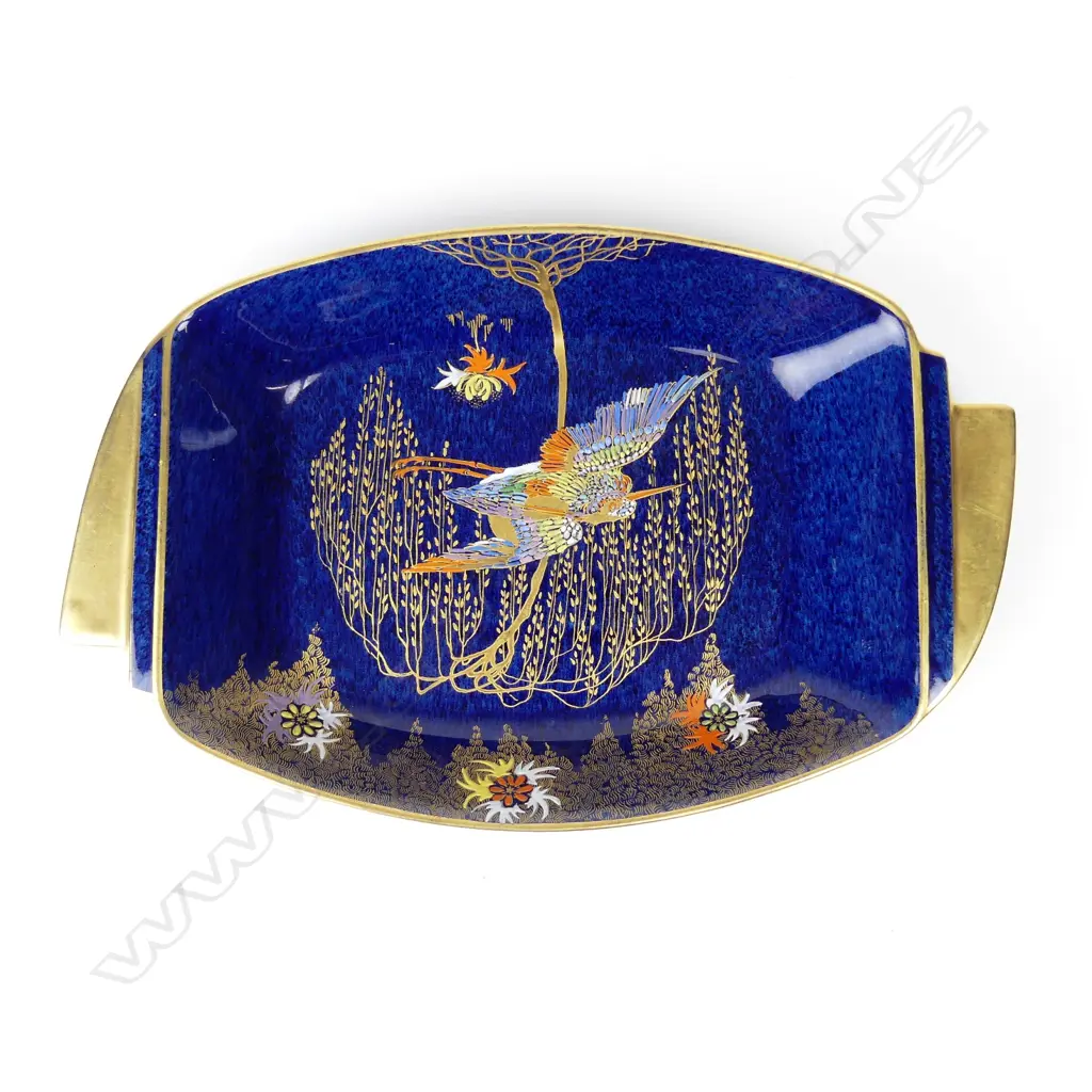 Carlton Ware 'Sketching Bird' dish Image 1++
