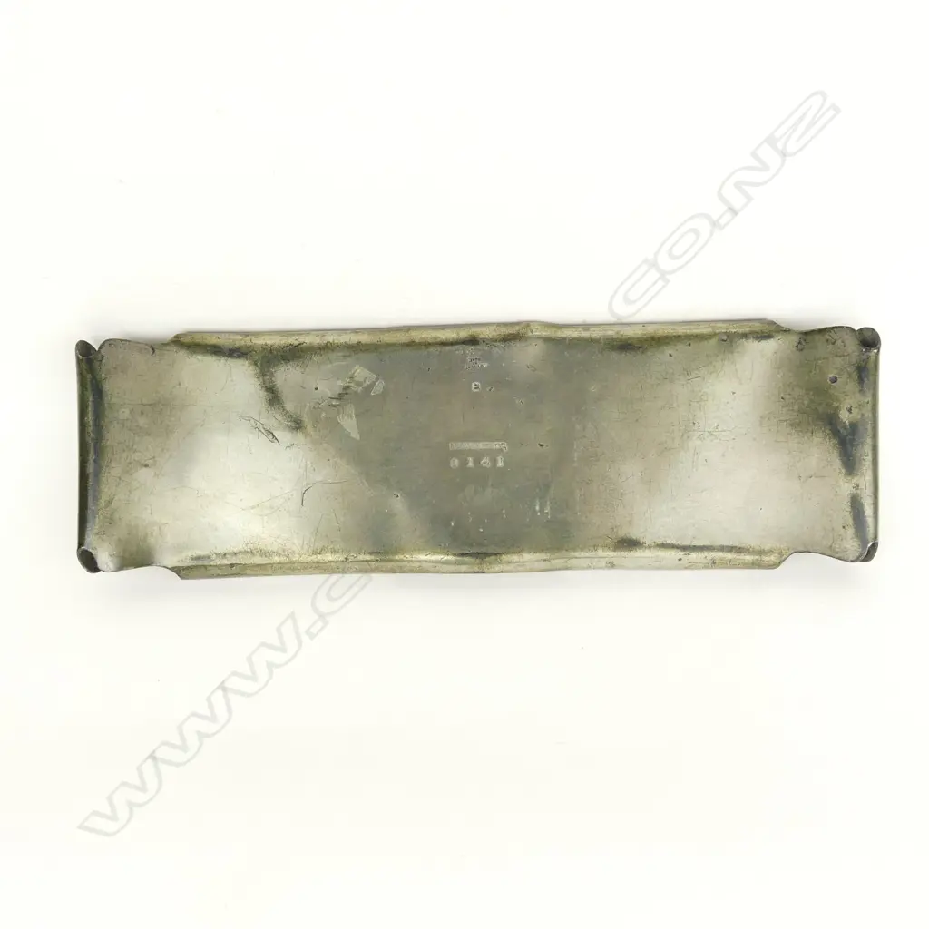 An English Pewter and enamel pen tray Image 1++